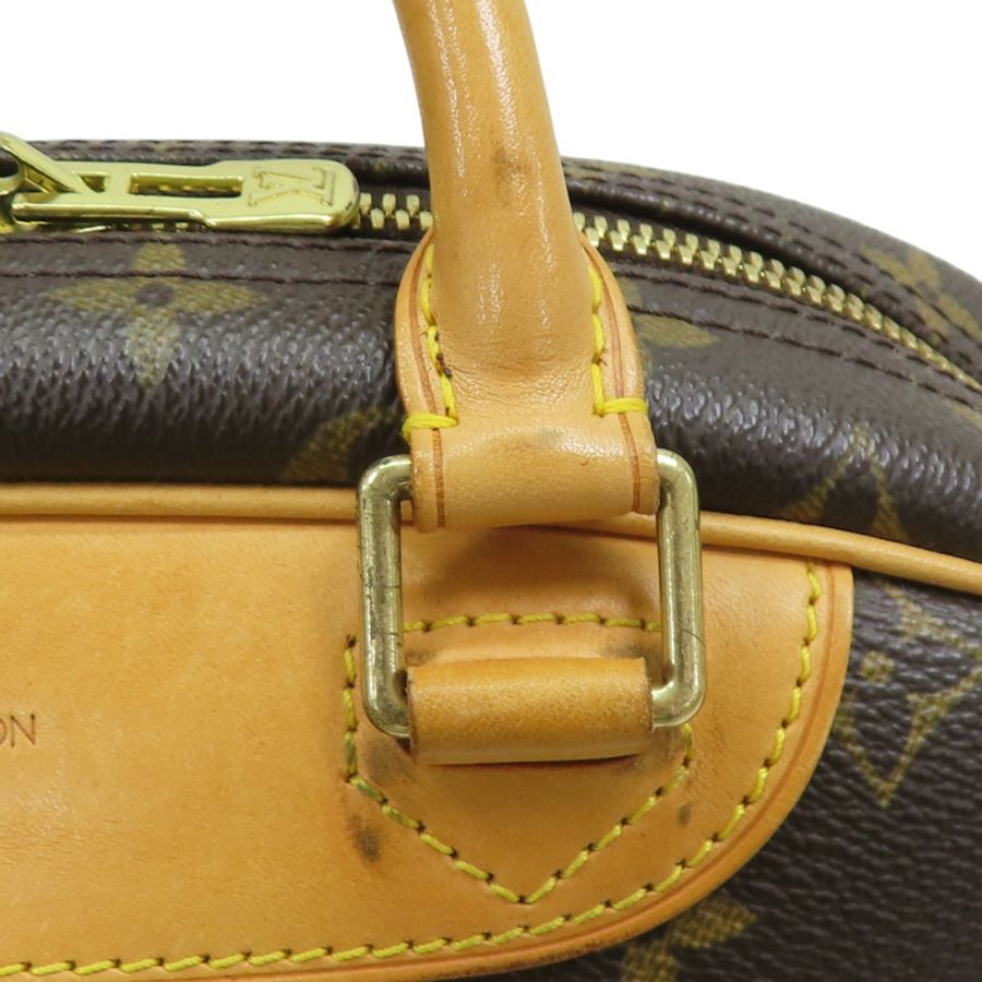 原棕花帆布 Trouville 小珍包手提包【LOUIS VUITTON LV 路易威登】 M42228-12