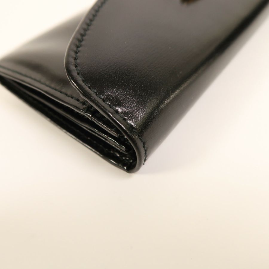 GUCCI 皮革Coin Case Purse金扣零錢包-12