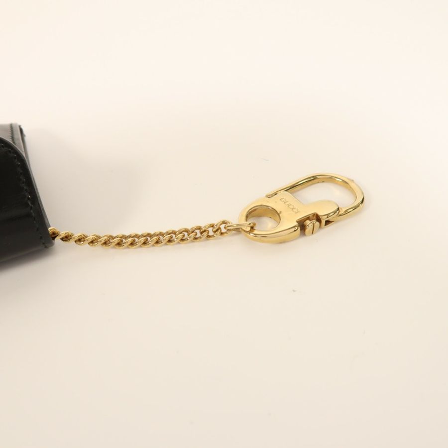GUCCI 皮革Coin Case Purse金扣零錢包-15
