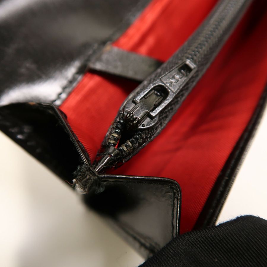 GUCCI 皮革Coin Case Purse金扣零錢包-16