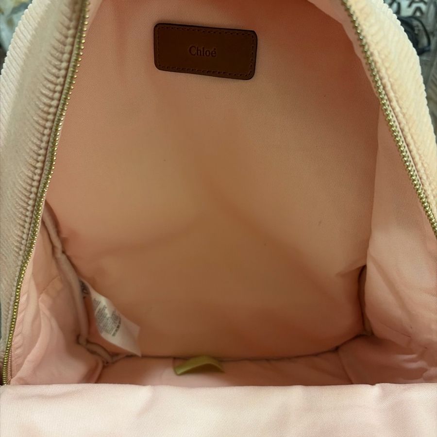 Chloe粉色後背包-9
