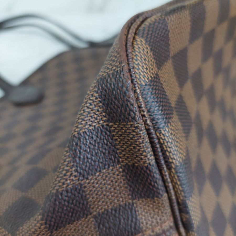 LV Neverfull MM🌈實品拍照🌈中款 棋盤格 托特包 N51105~~二手-79