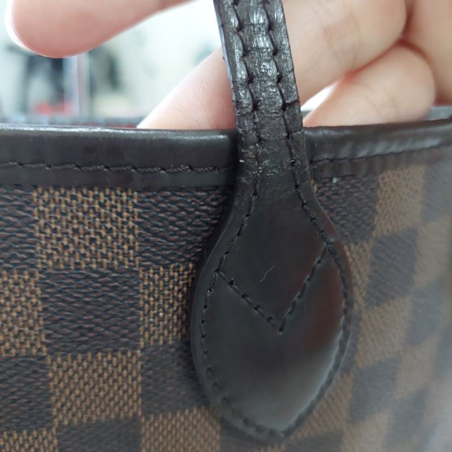 LV Neverfull MM🌈實品拍照🌈中款 棋盤格 托特包 N51105~~二手-81