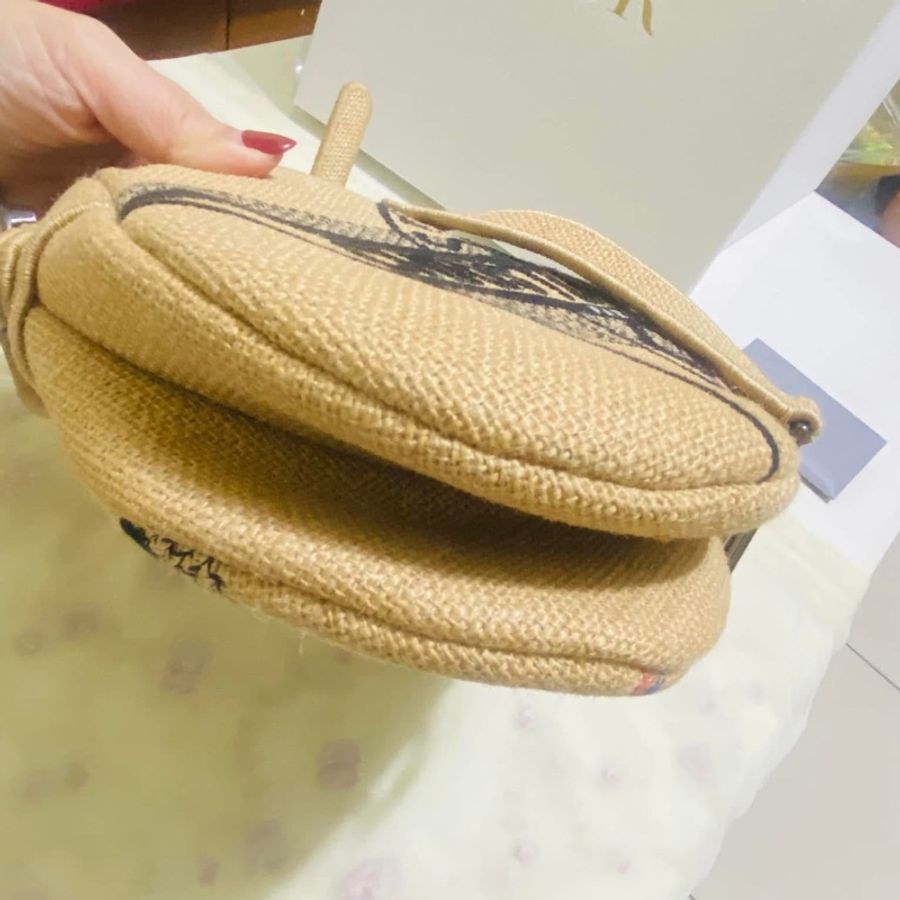 Dior Saddle bag 棉麻馬鞍包-14