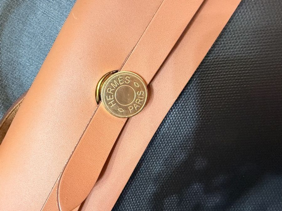 Hermes 愛馬仕herbag/防水布-1