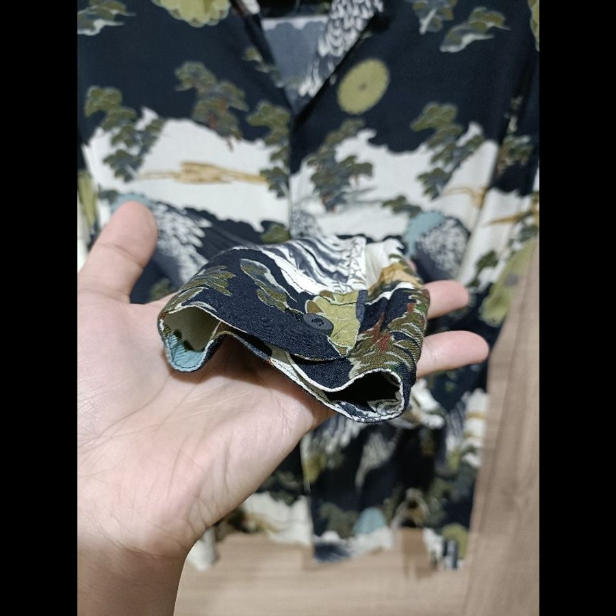 Allsaints Descent LS Shirt 花襯衫 夏威夷襯衫 開領襯衫 男XS-6