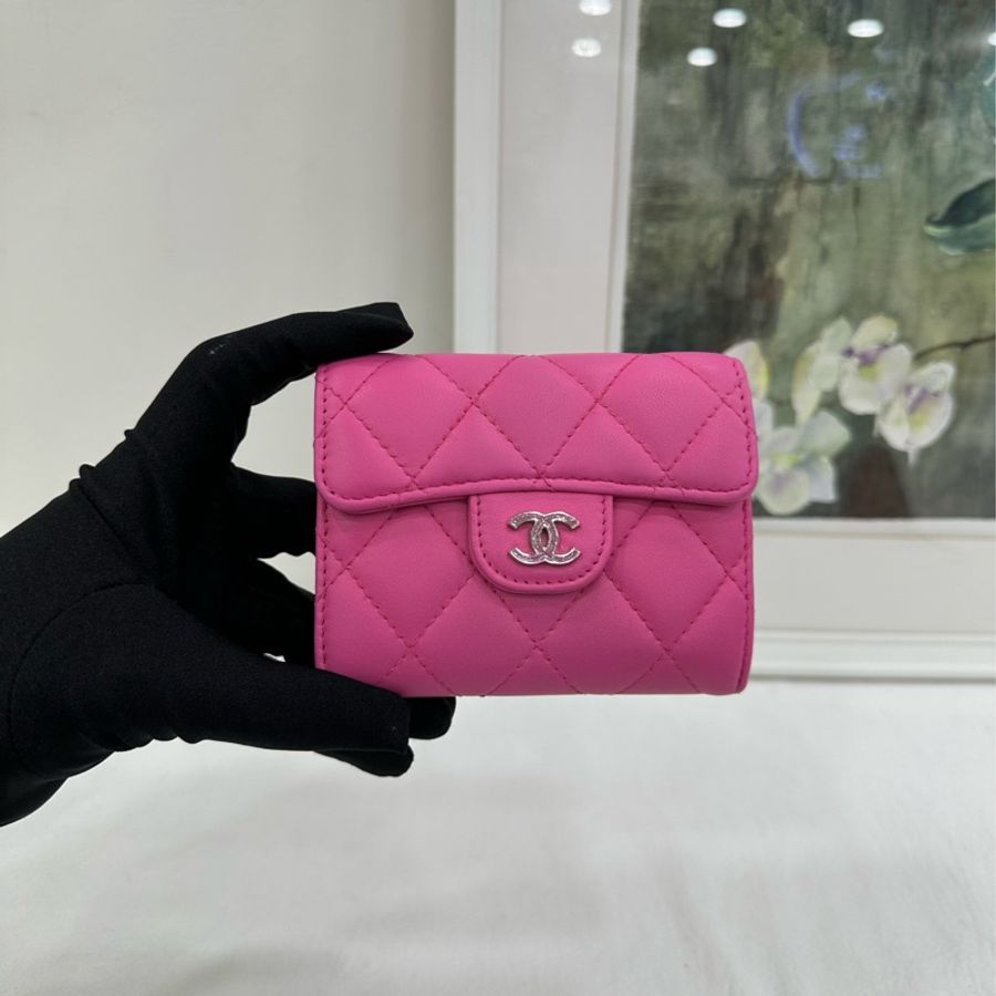 Chanel 短版皮夾 原始成色 27開-1