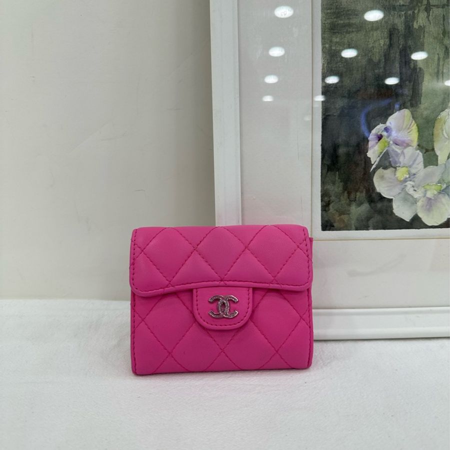Chanel 短版皮夾 原始成色 27開-2