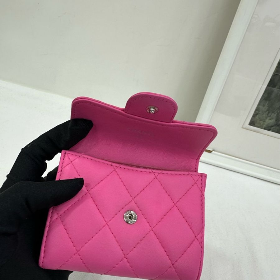 Chanel 短版皮夾 原始成色 27開-7