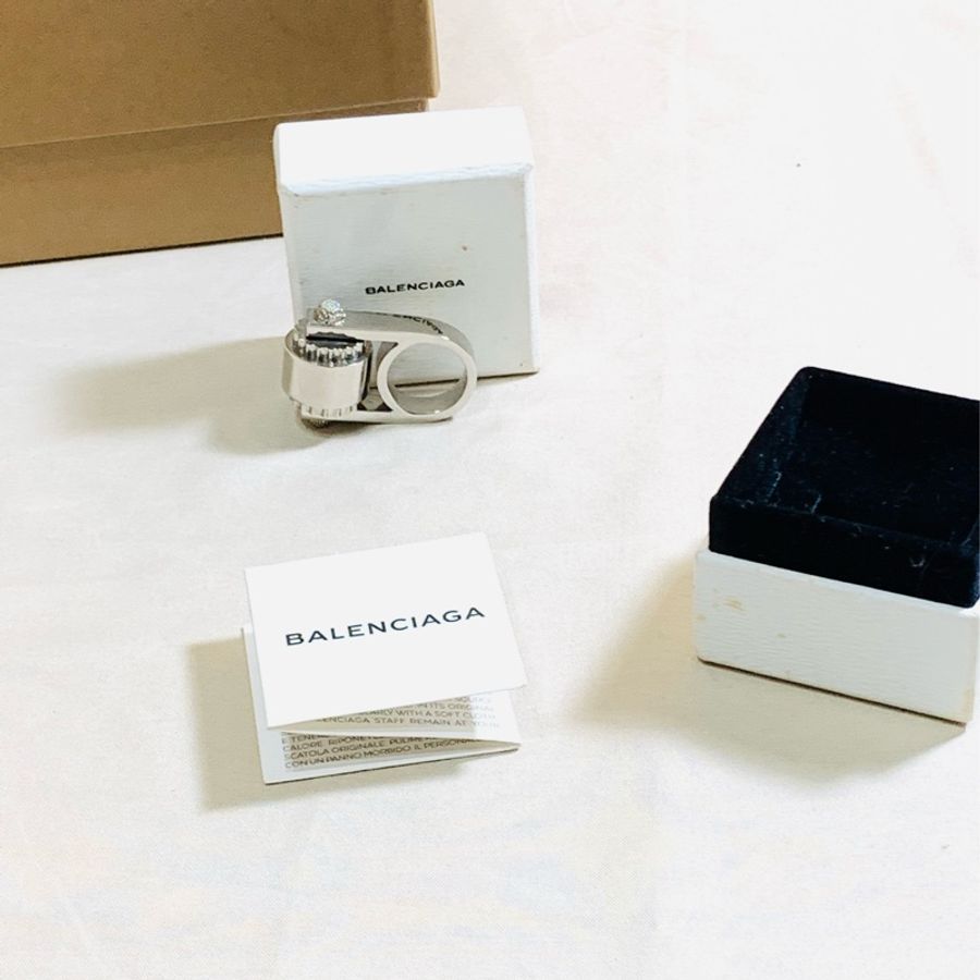⚙️特殊美品 Balenciaga 巴黎世家 重工齒輪銀 戒指-1