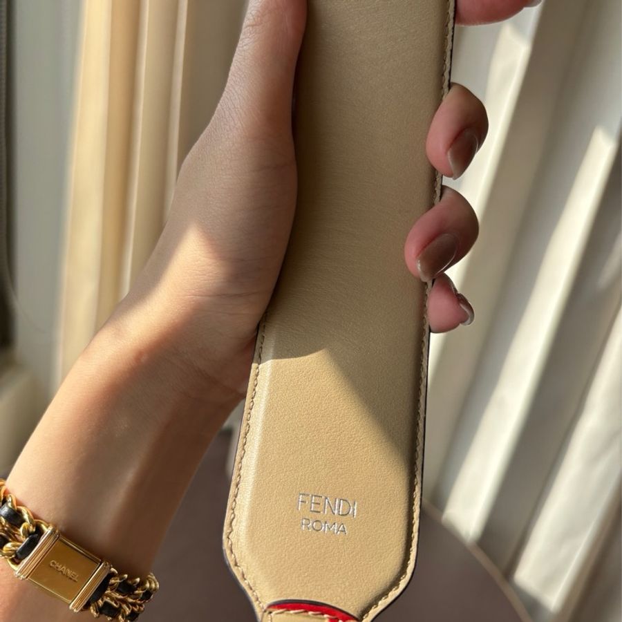 fendi ff logo背包肩帶-11