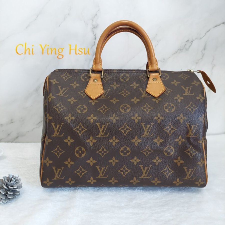 LV SPEEDY 30  M41526   🎀現品實拍🎀 波士頓包~二手品-16