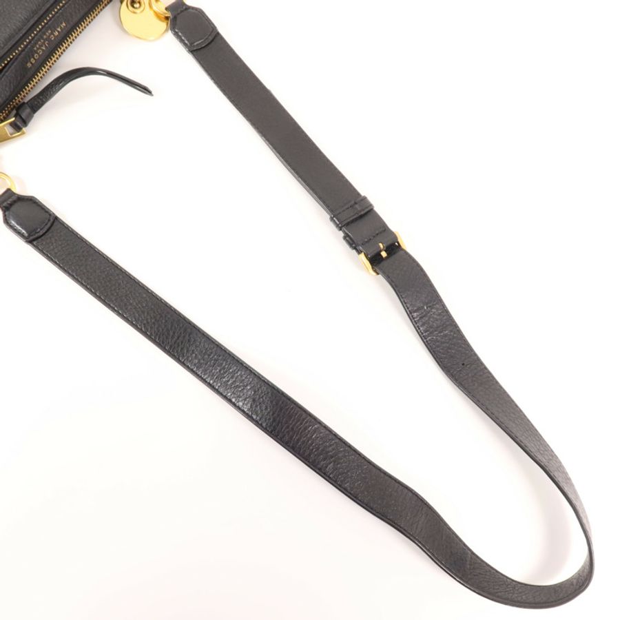 MARC JACOBS 牛皮皮革Shoulder Bag金扣肩背袋-4