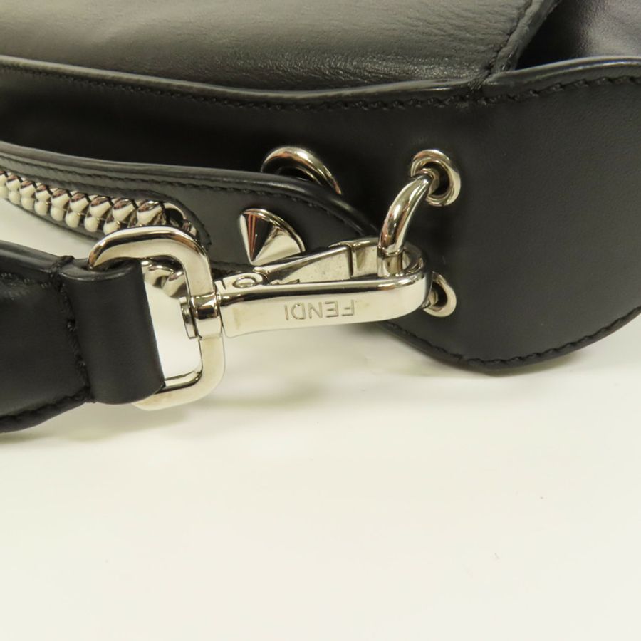 FENDI 牛皮皮革Back to School銀扣背包手挽袋兩用-6