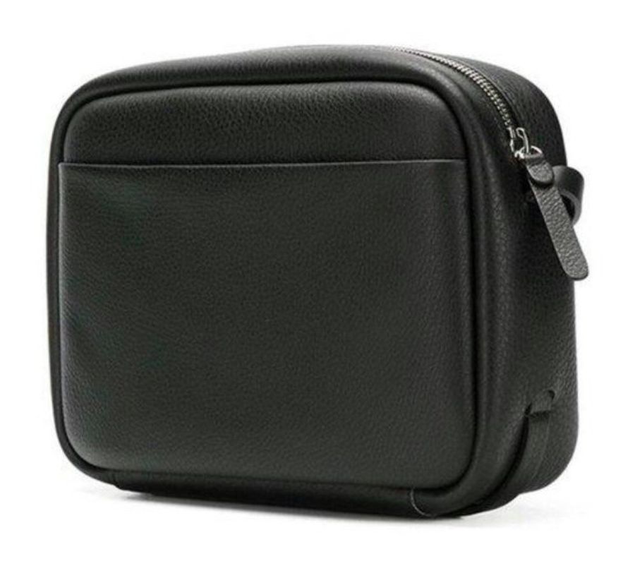 BALENCIAGA皮革斜挎包(黑)附防塵袋 全新現貨-5