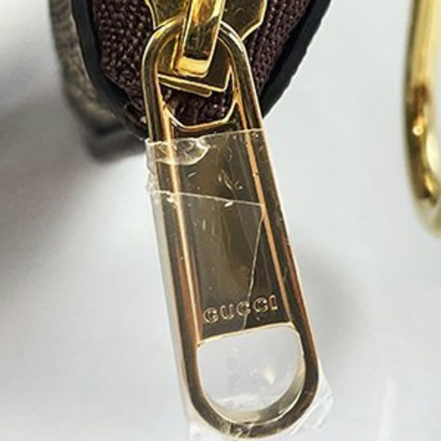 *奢華大道國際精品＊【G1810】GUCCI 粉色牛皮竹節ㄇ字拉鍊長夾 739499-8