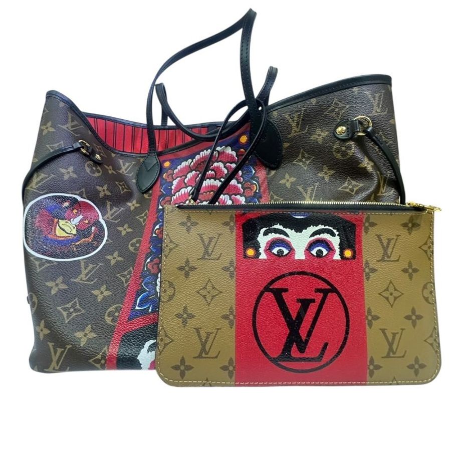 【美收精品】LV 日本藝妓聯名 neverfull 4-481-4