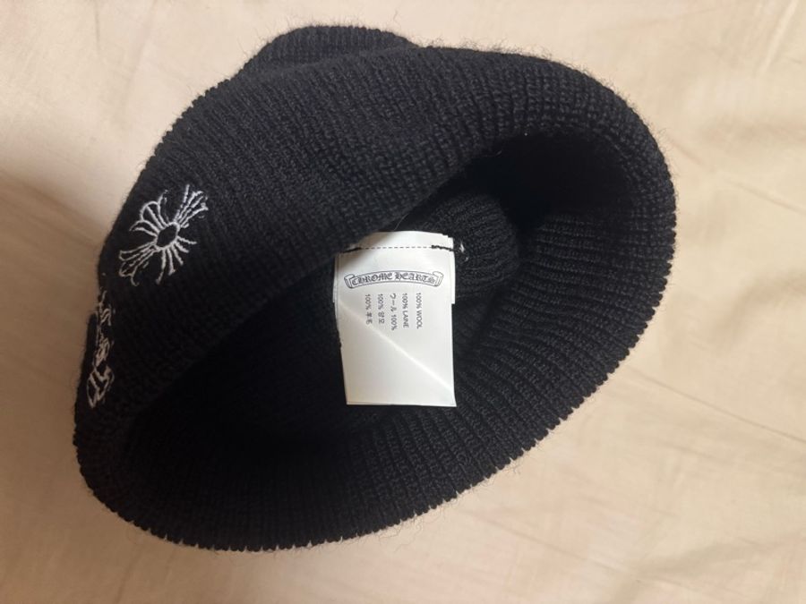 chrome hearts horsehole beanie 羊毛毛帽-3