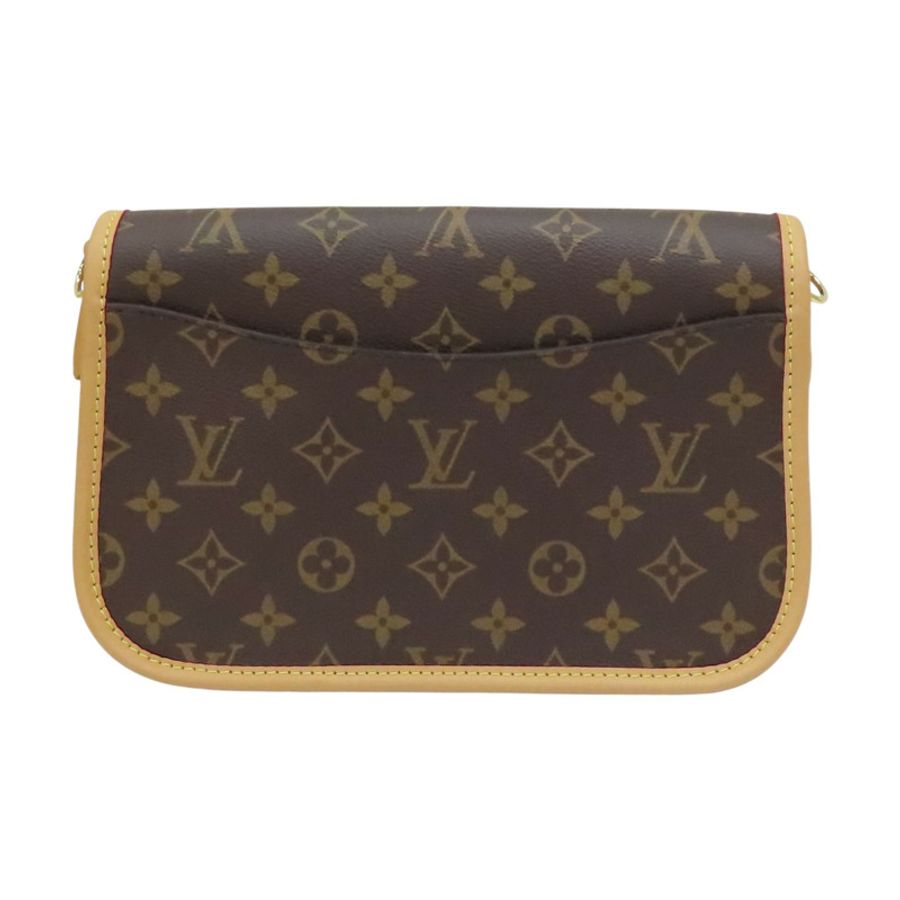 原棕色花帆布Diane肩背【LOUIS VUITTON LV 路易威登】M45985-1