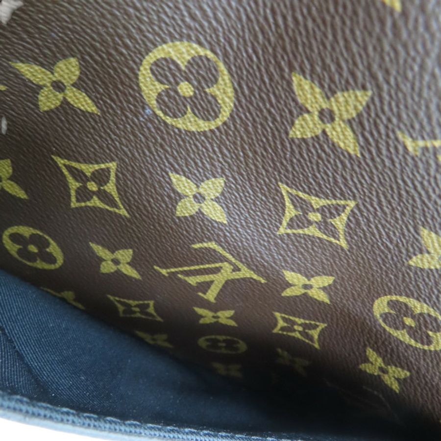 原棕色花帆布Diane肩背【LOUIS VUITTON LV 路易威登】M45985-6