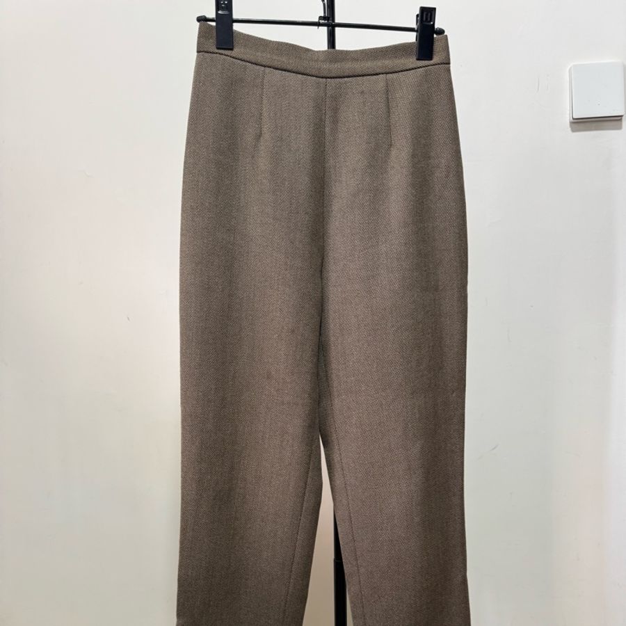 Valentino Garavani 純羊毛高腰西褲 意大利製 XS-S 棕色-10