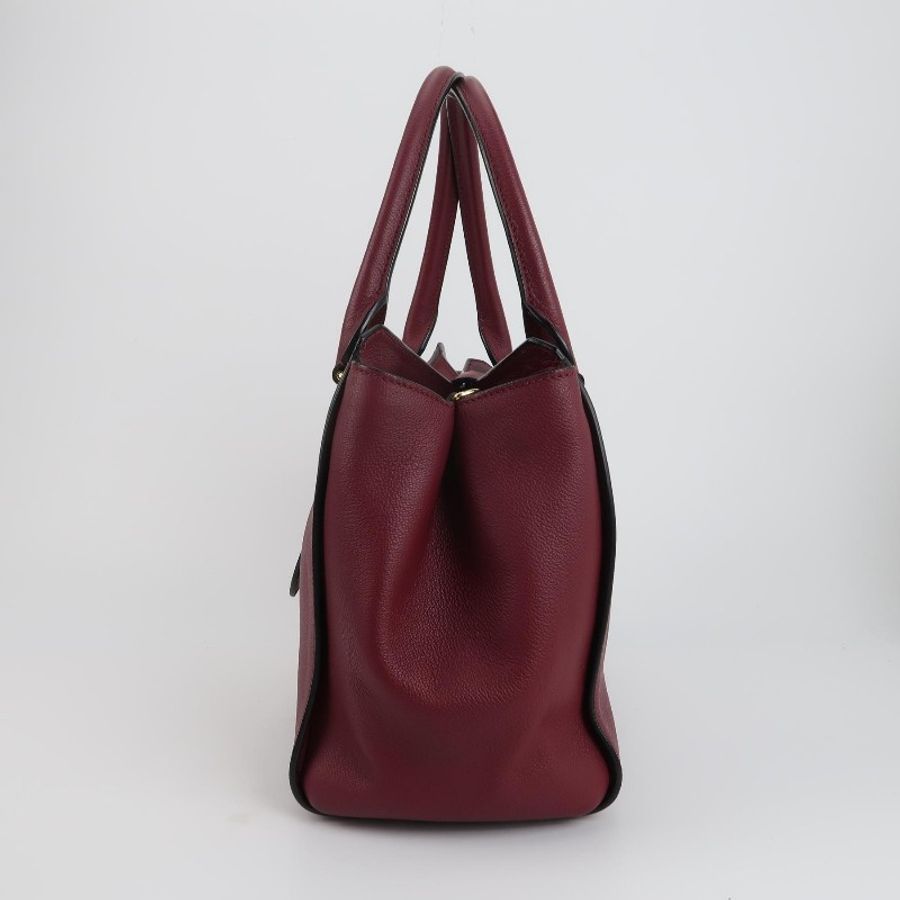 Burberry Buckle牛皮純色字母logo搭扣單肩包-2