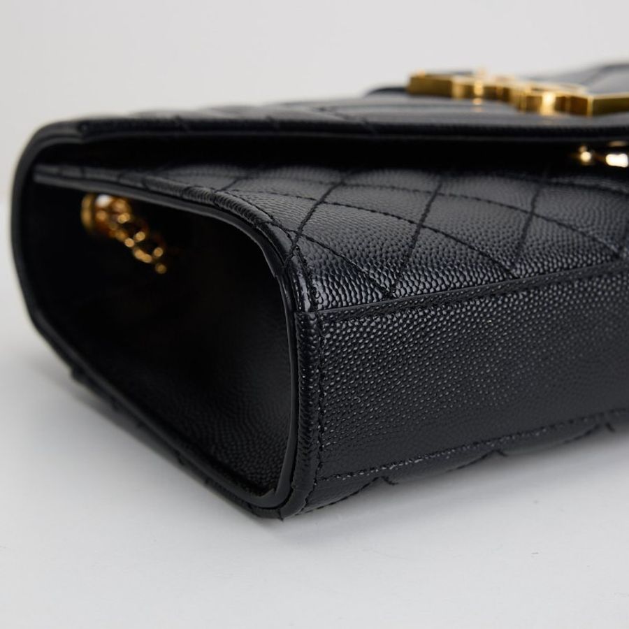 二手YSL envelope 小號信封包/黑金-17