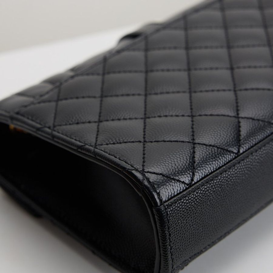二手YSL envelope 小號信封包/黑金-20