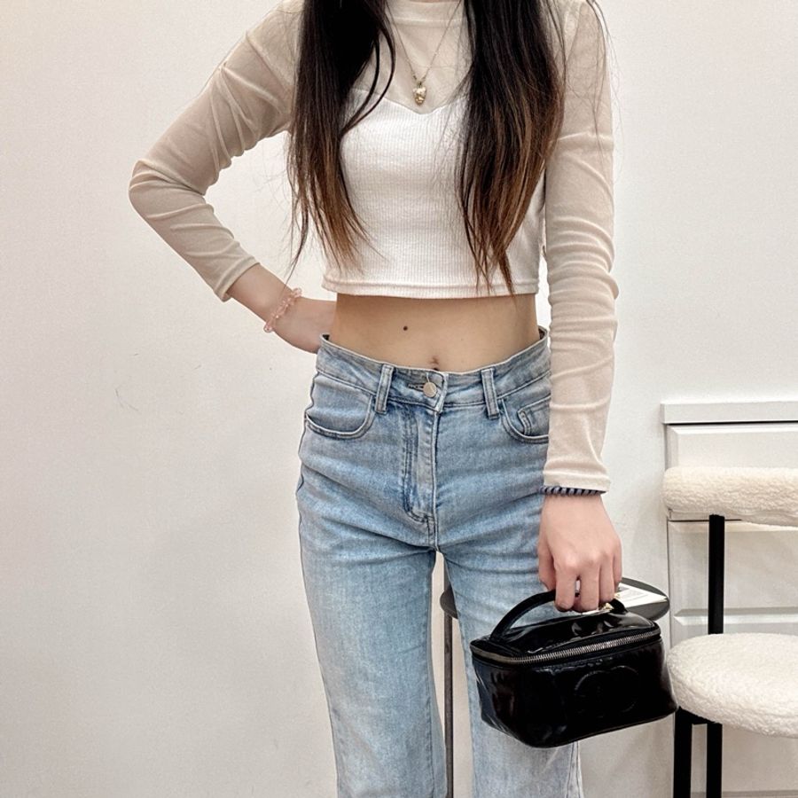 Chanel 漆皮化妝包-14