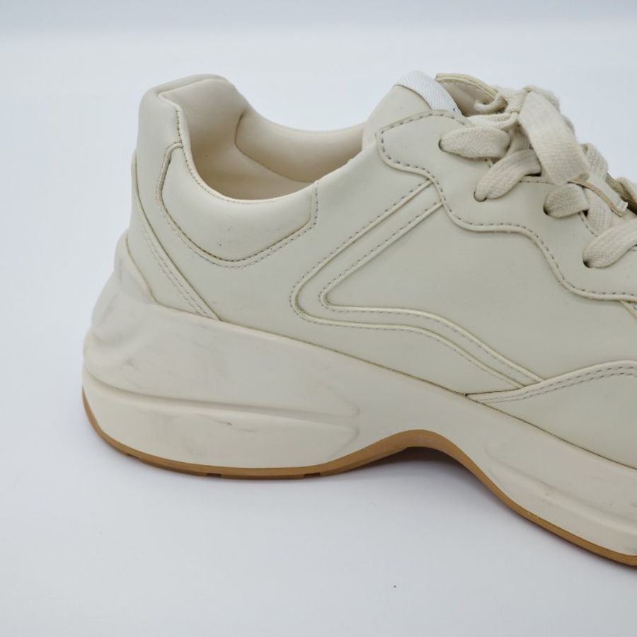 Gucci 古馳 Rhyton Shoe 白色 GUCCI 復古 印花 球鞋 女生 休閒鞋 運動鞋 24.5cm-18