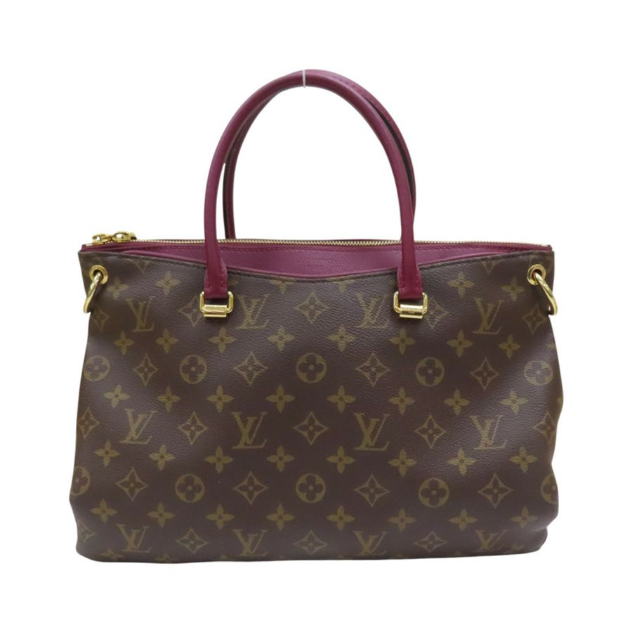 棕色/紫色花 帆布 PALLAS 肩原背 M42810【LOUIS VUITTON LV 路易威登】 M42810-1