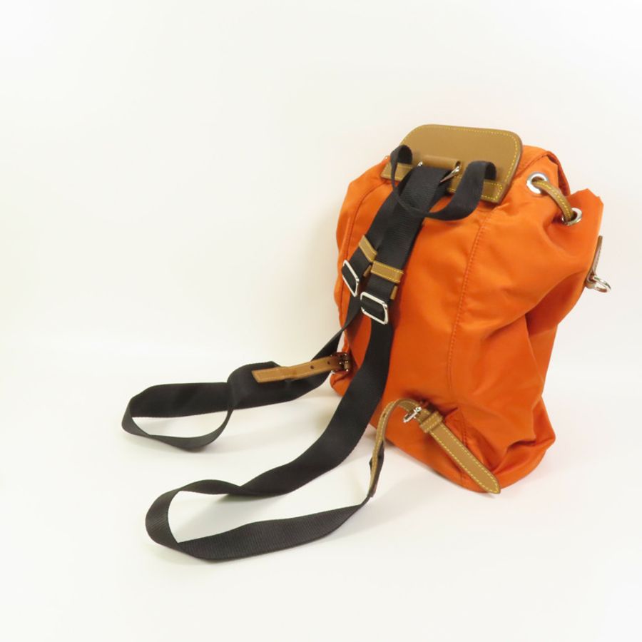 PRADA 尼龍Backpack銀扣背包-4