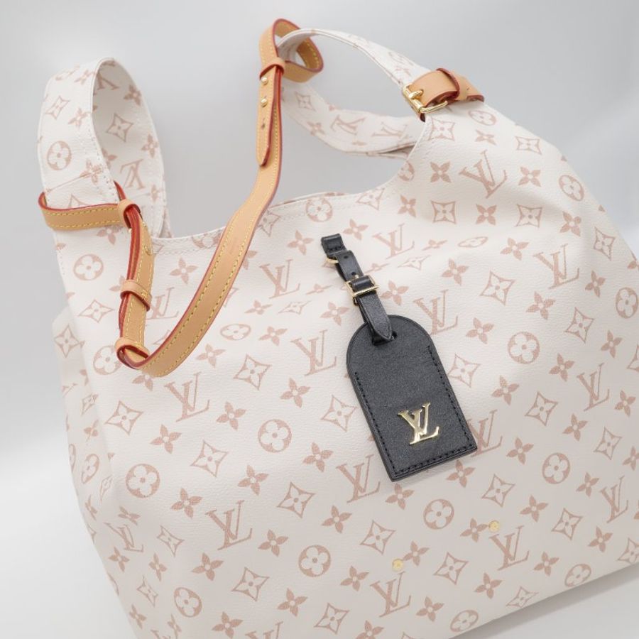 【超級新🌟大全配】Louis Vuitton 路易威登 Atlantis 沙丘  白色 棕色 Monogram 帆布 手提包 肩背包-6