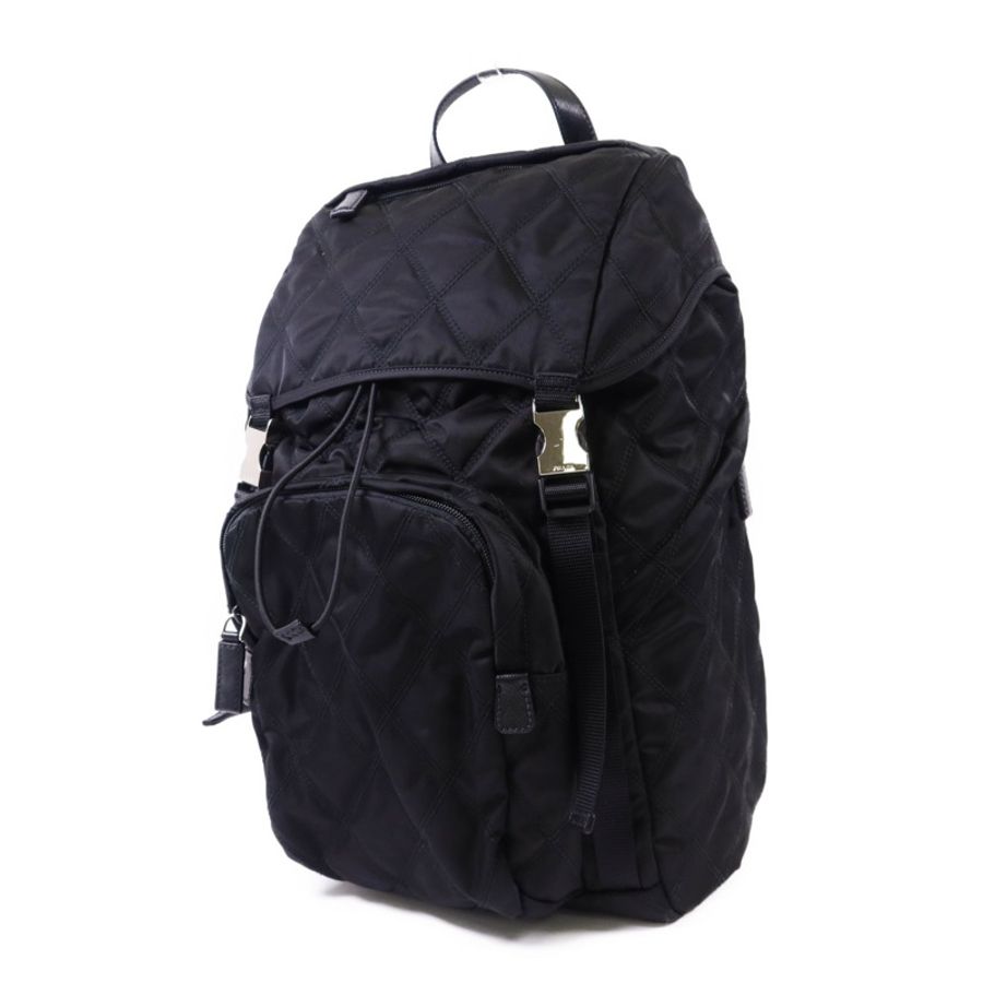 PRADA 尼龍Backpack銀扣背包-2