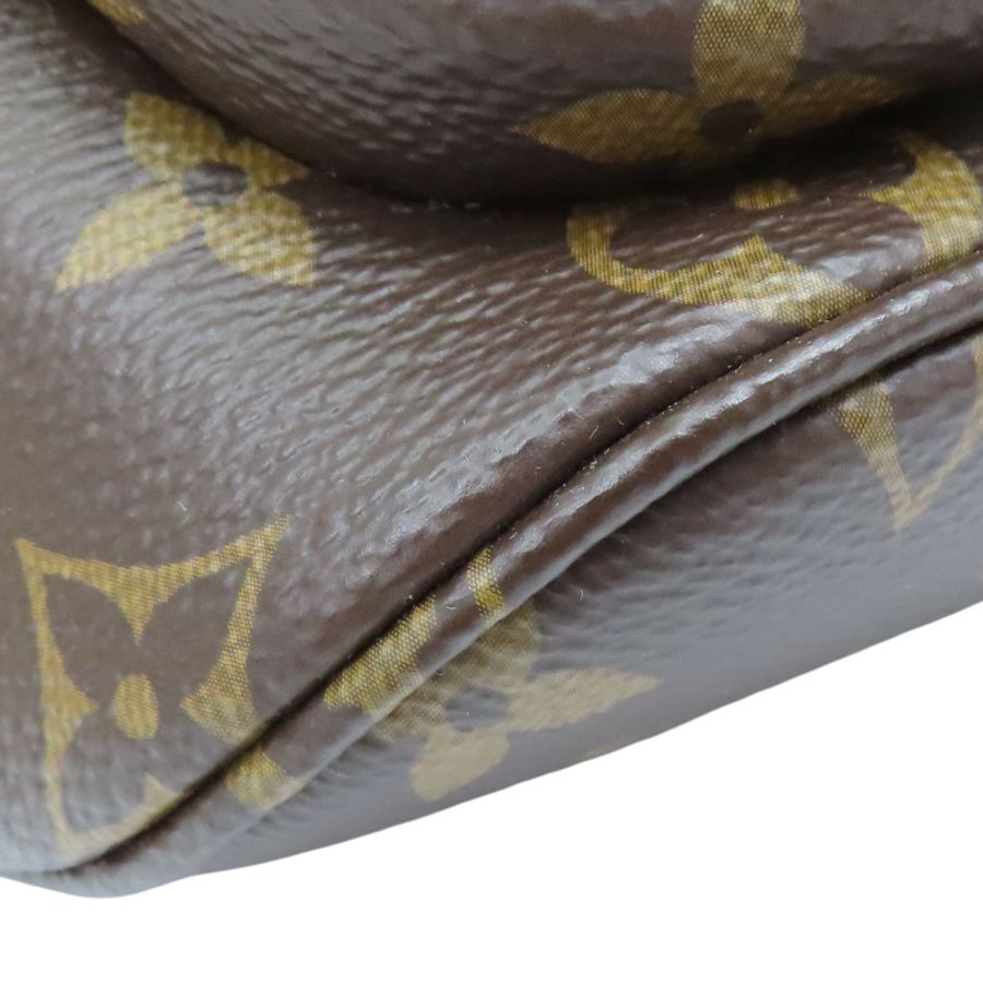 原棕色花帆布迷你腰包肩背【LOUIS VUITTON LV 路易威登】M82335-14