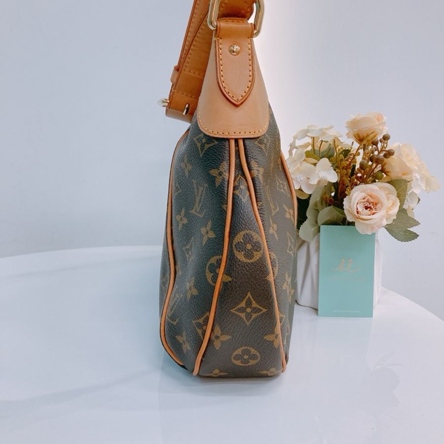 MS0396 LOUIS VUITTON 路易威登經典花紋蝴蝶結型單肩包包THAMES GM MONOGRAM CANVAS-3