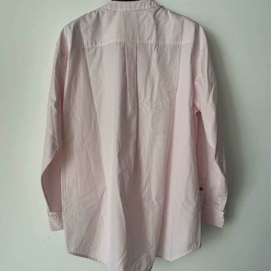Burberry 粉色長袖襯衫-1
