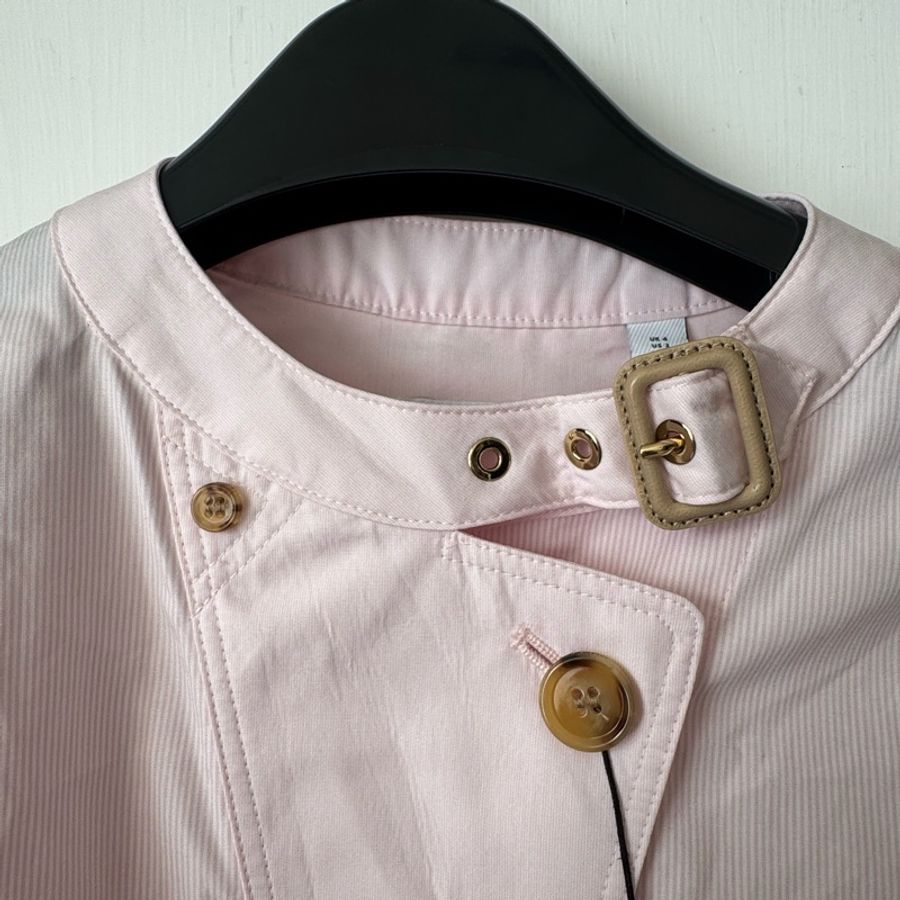 Burberry 粉色長袖襯衫-2