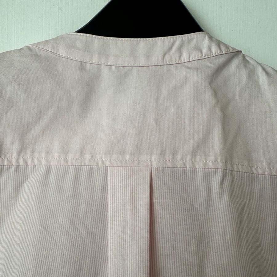 Burberry 粉色長袖襯衫-17
