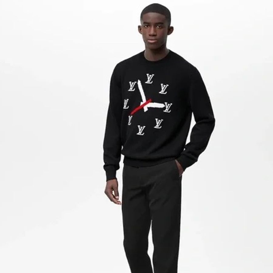 Louis Vuitton Clock Instarsia Pullover Sweater 針織長袖-4