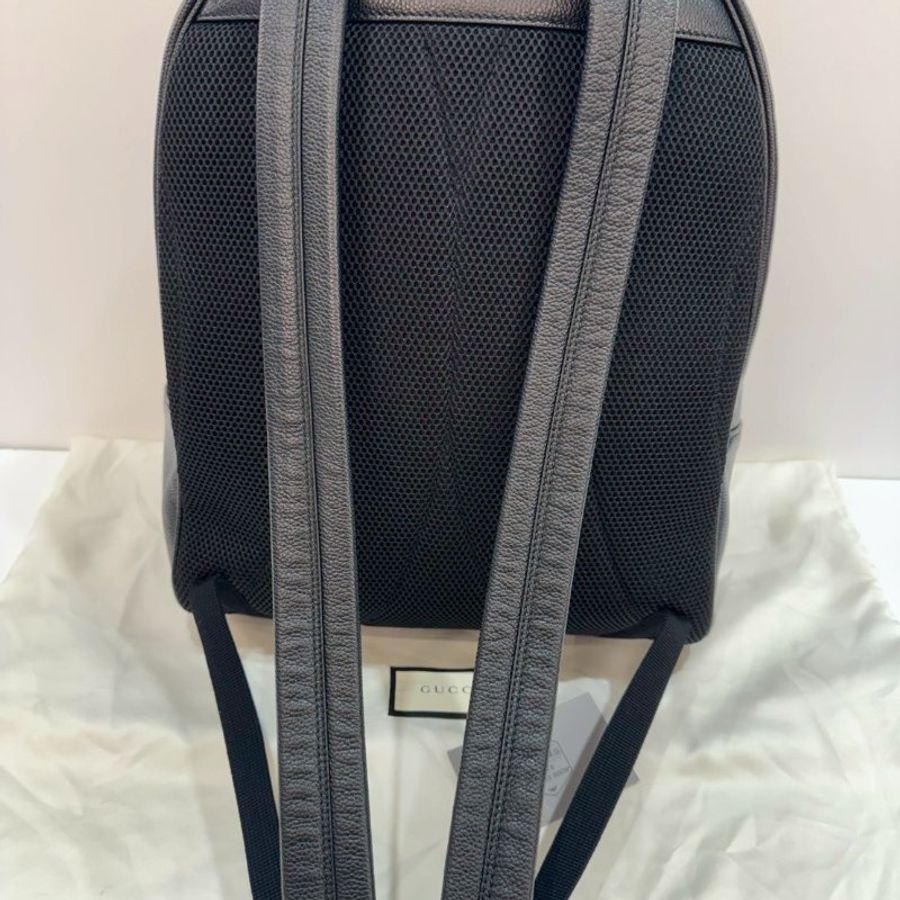 GUCCI 經典圖騰後背包/雙肩包  全皮輕量  9成新-15