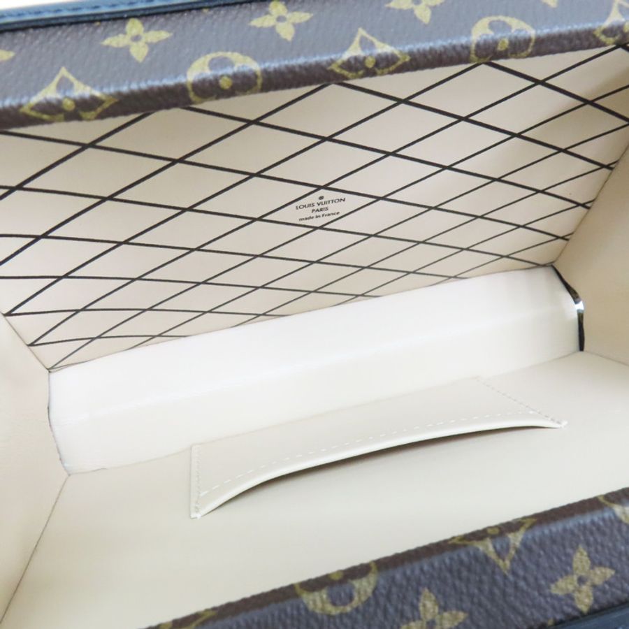 棕色 原花 帆布 Petite Malle 肩背包【LOUIS VUITTON LV 路易威登】 M45943-4