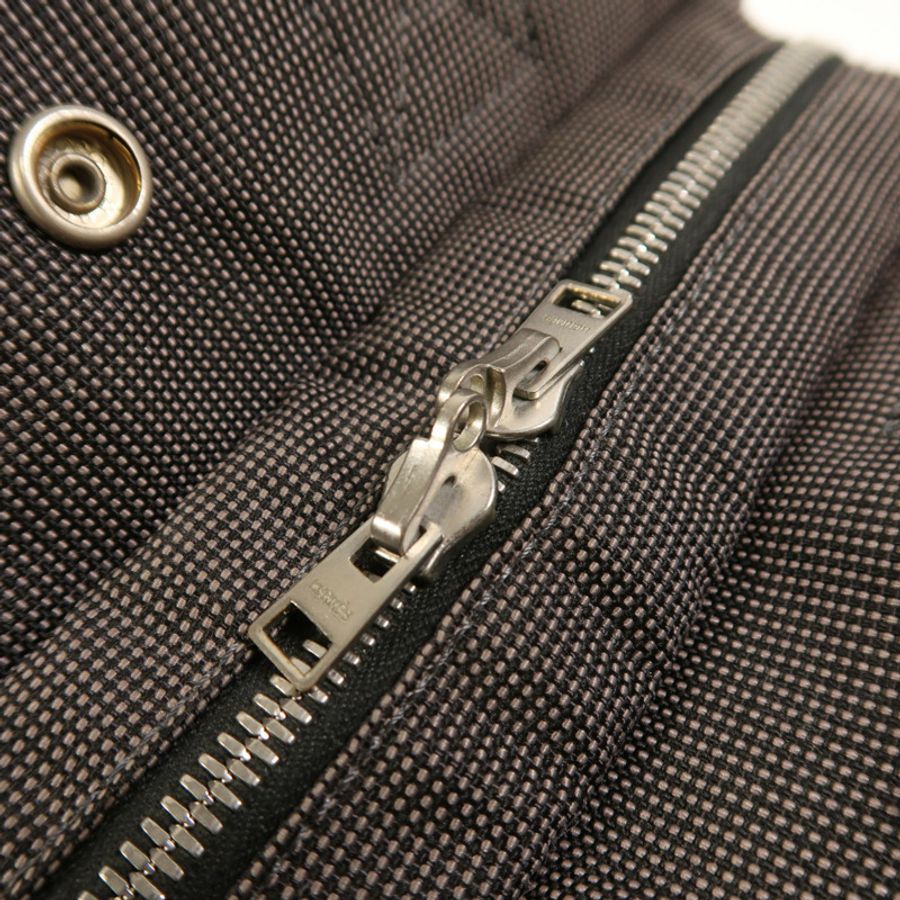 HERMES 【Hermes Fair】帆布Herline銀扣手挽袋-13
