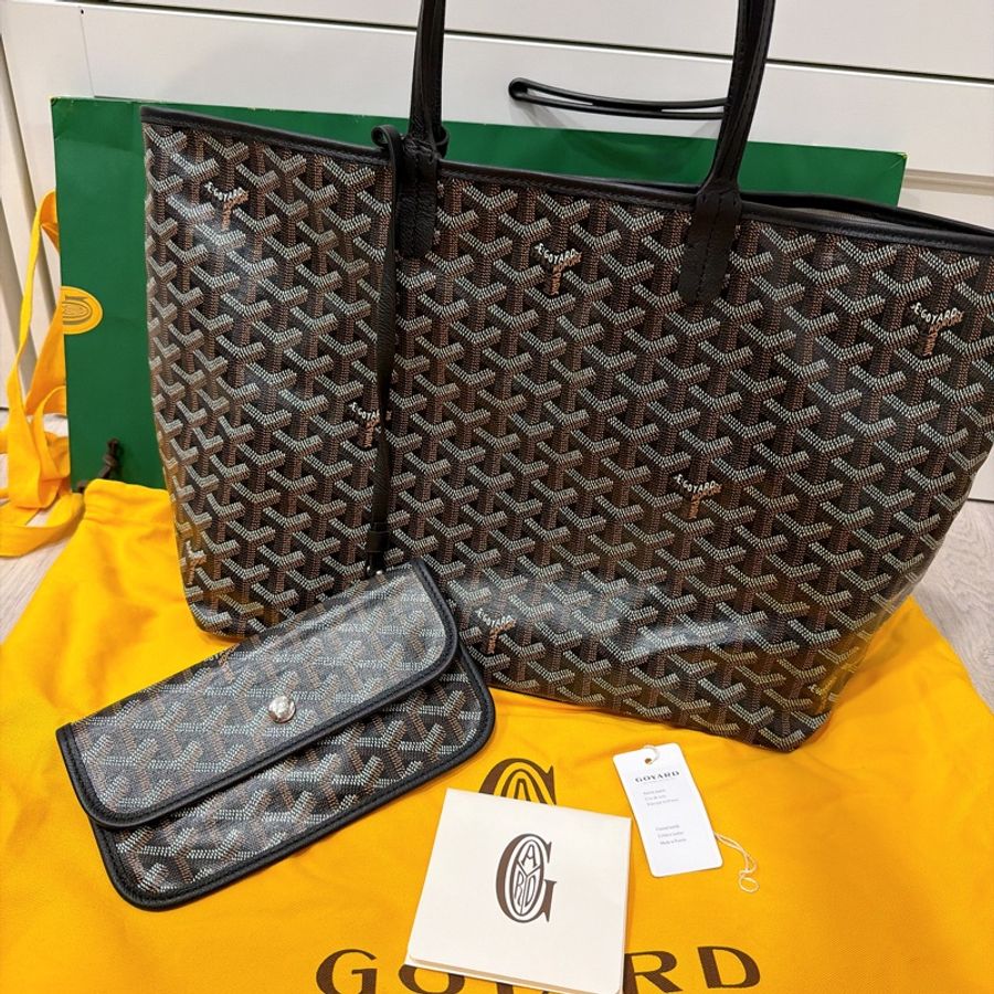 Goyard St. Louis Tote pm 黑色-0