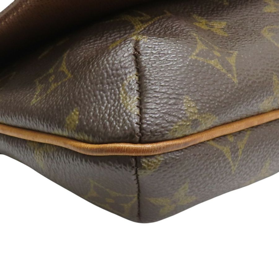 原棕花帆布Musette Tango肩背【LOUIS VUITTON LV 路易威登】M51257-8