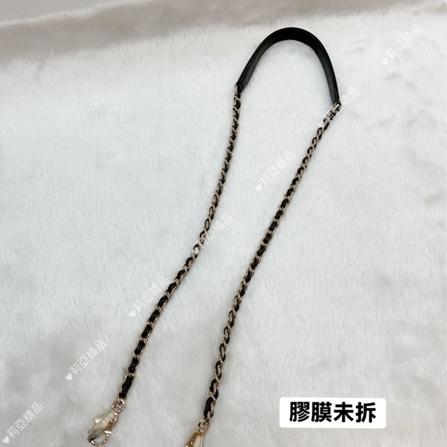 莉亞精品♡Chanel A92990 手把 handle 黑金 二手-18