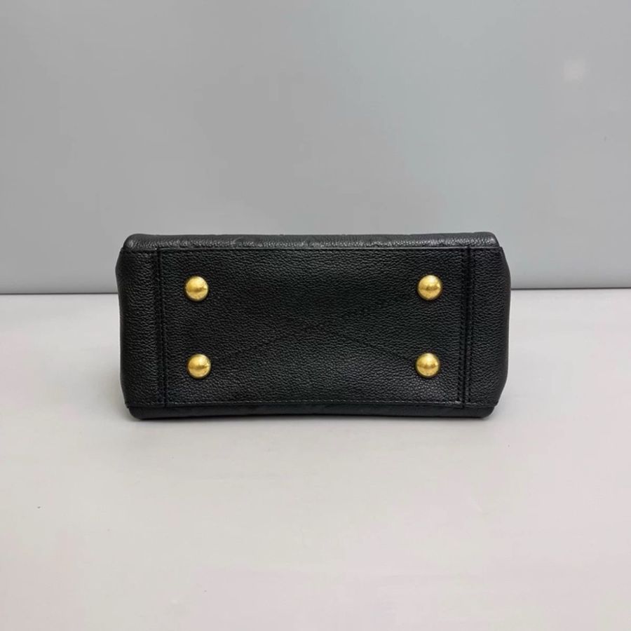 LV路易威登surene BB黑色壓紋牛皮單肩斜挎包-5