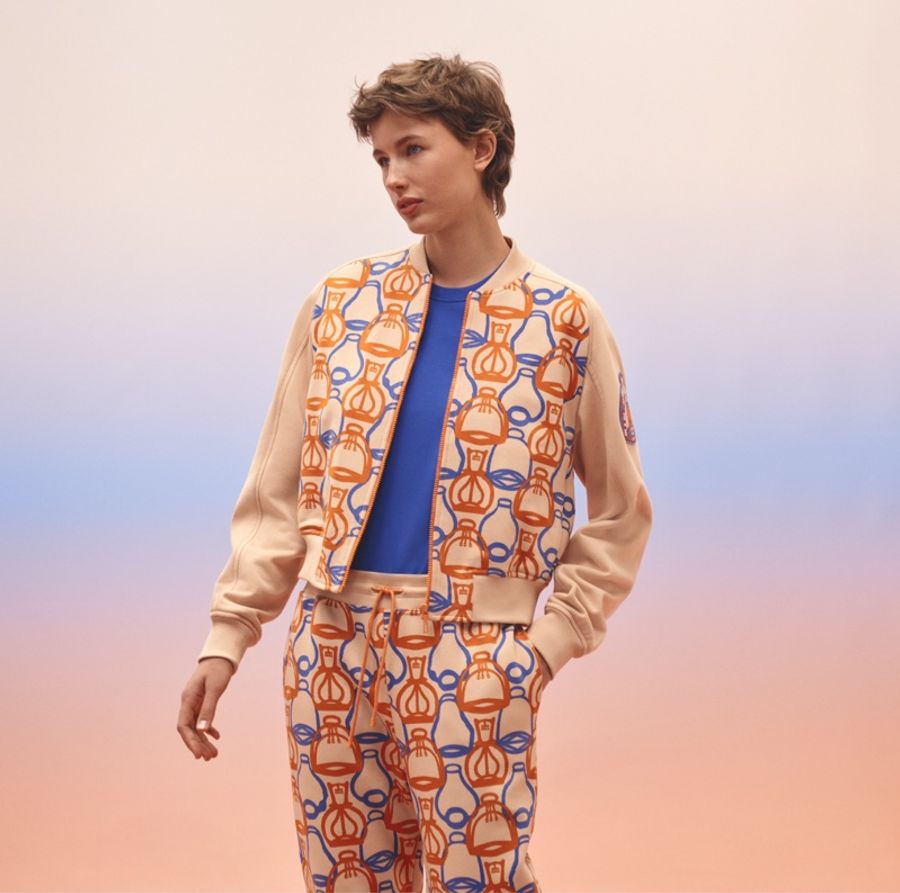 全新 現貨 🍊Hermes 女裝 "Fantaisie d'Etriers" bomber jacket 長袖外套 (Size 34)-7