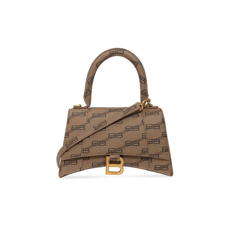 Balenciaga Hourglass Small BB Monogram Crossbody Bag for Women in Beige - 593546-210DE-2762-0