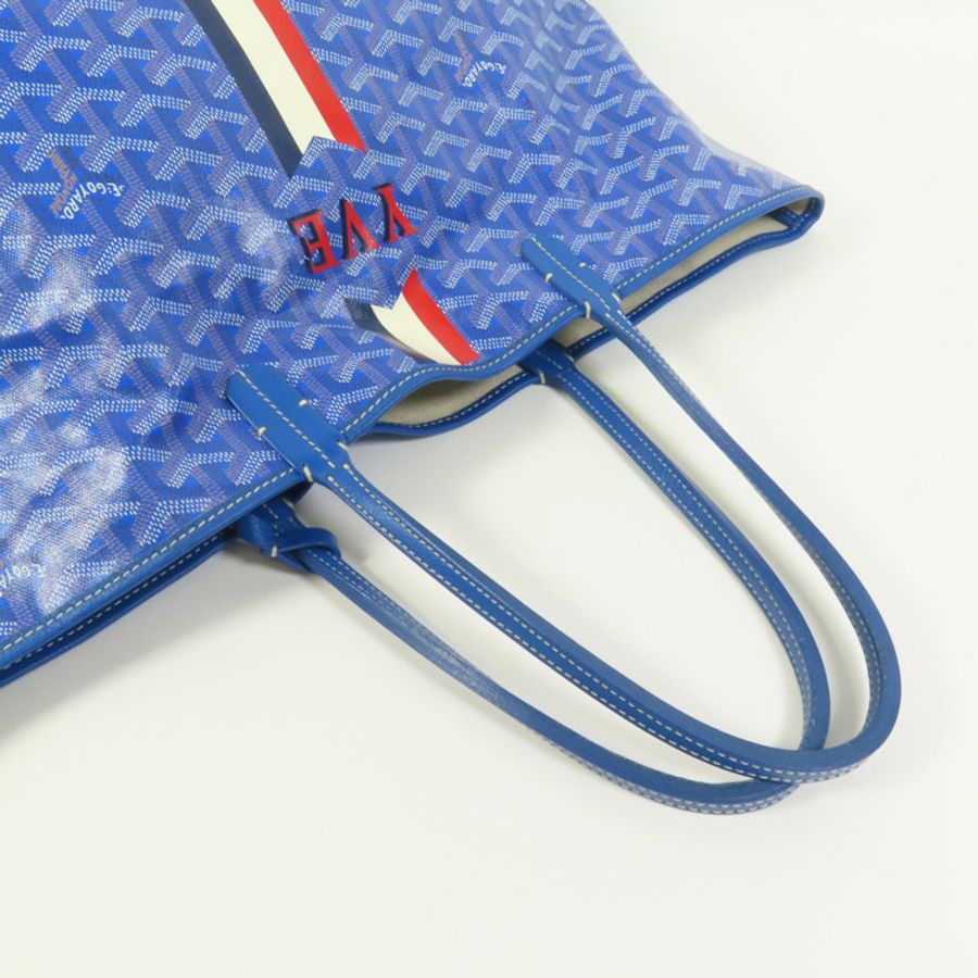 GOYARD 塗層帆布Saint Louis PM Stripes And Initials手挽袋-4